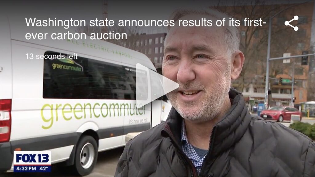 KCPQ-FOX: WA greenhouse gas allowance auction raises estimated $300M