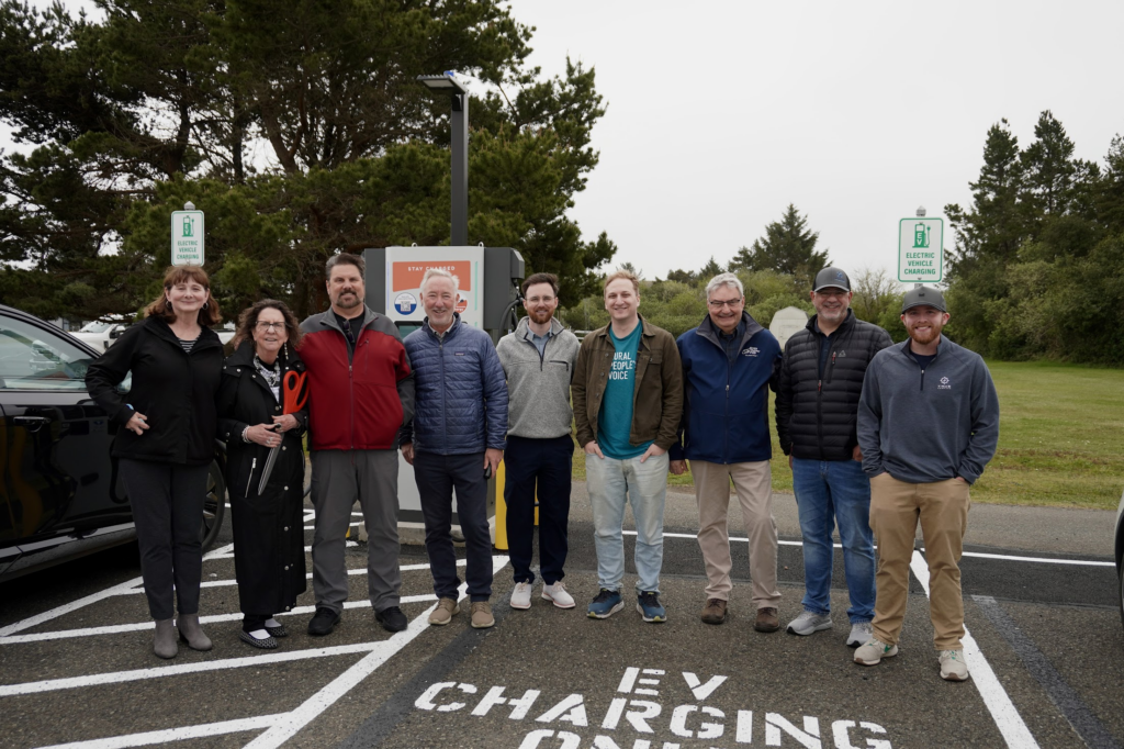 New Public EV Fast-Charging Site Opens at Ocean Shores Public Library